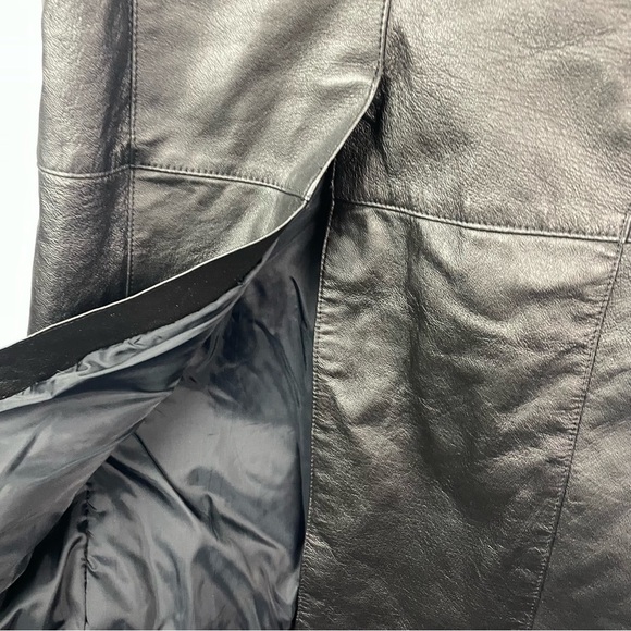 Direct Action D.A.N.Y New York Leather Trench Coat Fur - Picture 7 of 12